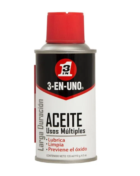 Spray Aceite Lubricante Maquinaria 