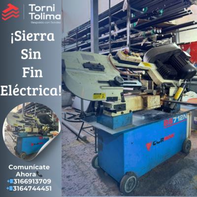 ⚠️Sierra Sin Fin Eléctrica 📢📢 🔊🔊Aquí Con Tu Proveedor Ferretero De Confianza Consigues Todo Lo Que Necesitas 📢📢🤝 Realizamos Variedad De Fabricaciones Especiales Con Una Alta Tecnología Siempre Brindando Calidad En Nuestros Servicios👌🏻👌🏻 Comunícate Ahora📞 📲3166913709 📲3164744451