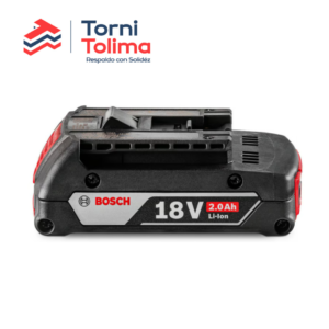 Batería Bosch de 18 Voltios y 2 Amperios Li-Ion Tornitolima