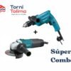 Combo pulidora 4.1/2" M0901B +Taladro HAMMER DRILL 5/8" M0801B