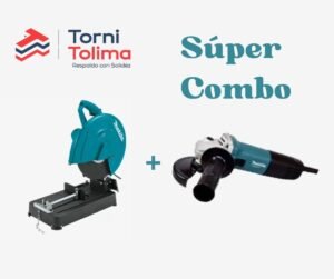 COMBO TRONZADORA 14 LW1401X 14 +PULIDORA 4.1/2" MAKITA 850W M9501B UND