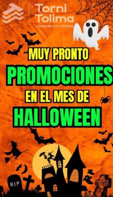 se llega octubre🎃🎃☠️ un mes recargado de promociones-Tornitolima