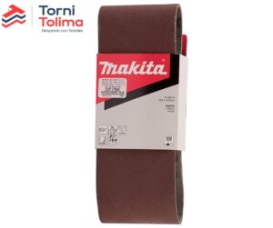 Lija De Banda 4"X24" GR100 5PZ P/METAL MADERA MAKITA P-36918-Tornitolima