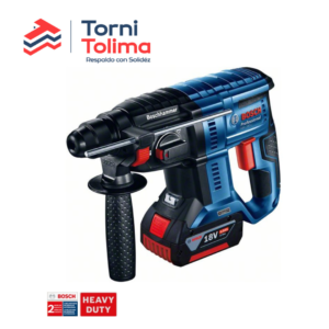 Rotomartillo Inalámbrico Bosch 18V GBH 180-LI+2 Baterías 4AH+ Cargador 06119111G - Tornitolima