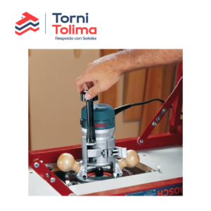 Ruteadora Bosch 1.250W Collet 1/4 1/2 1617 0601617763 - Tornitolima