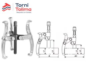 Extractor Poleas 6X3 PARA 6TON HGP08036 INGCO-Tornitolima