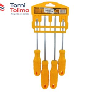 Juego Destornillador 4PZ HKSDO458 INGCO-Tornitolima