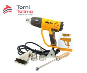 Pistola Calor 110V 2000W UHG200038 INGCO BOQUILLAS-Tornitolima