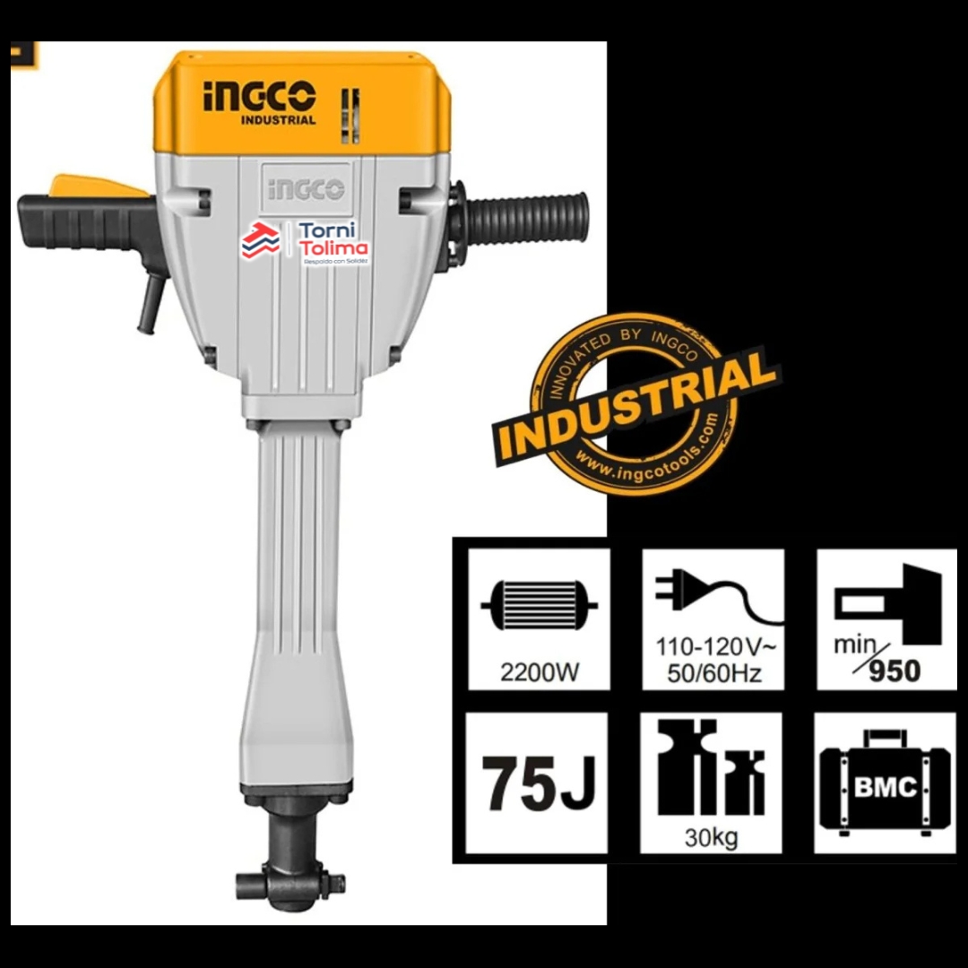 DEMOLEDOR 110/220V 2200W 75J2 + CINCEL UPDB22001 - TORNITOLIMA IBAGUE