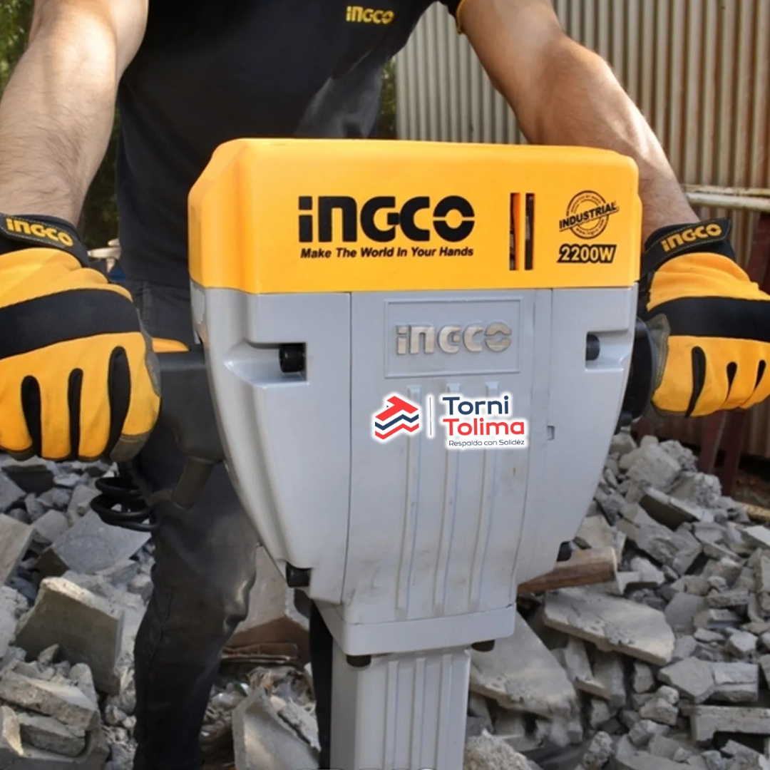 Demoledor 110/220V 2200W 75J2 + Cincel UPDB22001 INGCO - Image 2