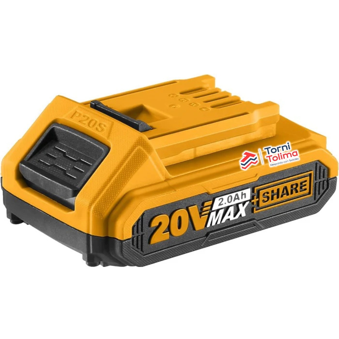 BATERIA ION LITIO 20V 2.0AH FBLI20011 INGCO - TORNITOLIMA IBAGUE