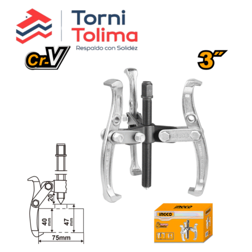 Extractor Poleas 3X3 PARA 3TON HGP08033 INGCO