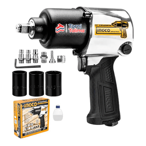 Llave De Impacto 1/2 Neumatica + COPAS AIW12562 INGCO