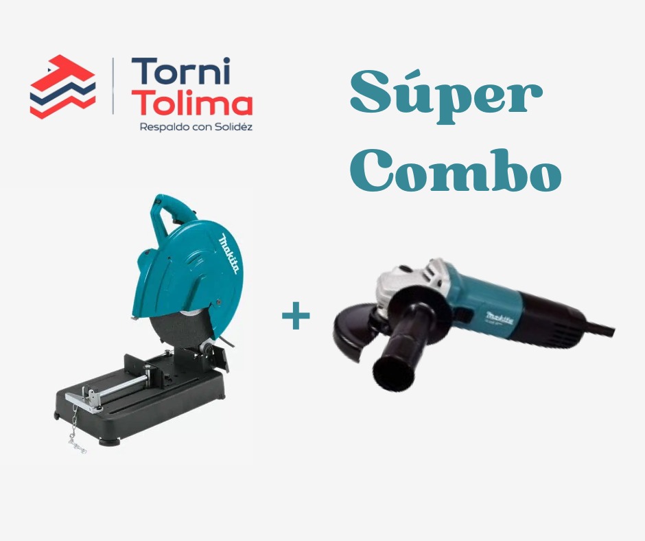 Combo trazadora 14 LW1401X 14 +Pulidora 4.1/2" Makita 850W M9501B UND