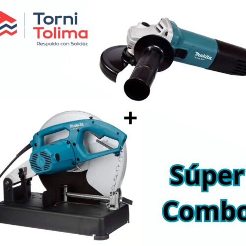 Tronzadora 14″ M2401B+ Pulidora 4.1/2″ M9510B  MAKITA