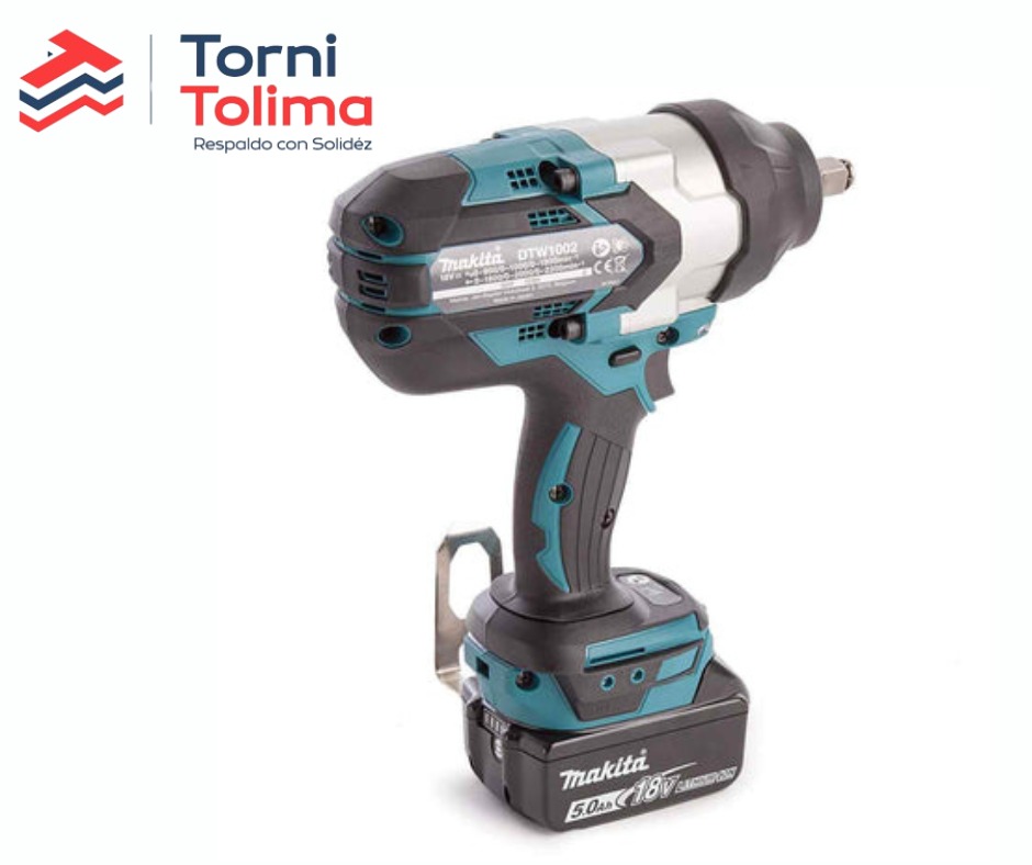 Llave/Pistola de impacto Inalámbrico 18V 1/2 +2 BATERIAS+1 CARGADOR DTW1002JX3 MAKITA - Image 2