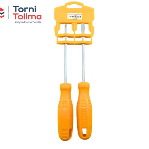 Juego Destornillador 2 PIEZAS PALA/ESTRELLA HKSDO258 INGCO