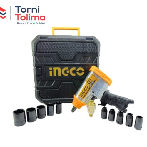 Llave De Impacto 1/2 Con COPAS AIW12312 INGCO