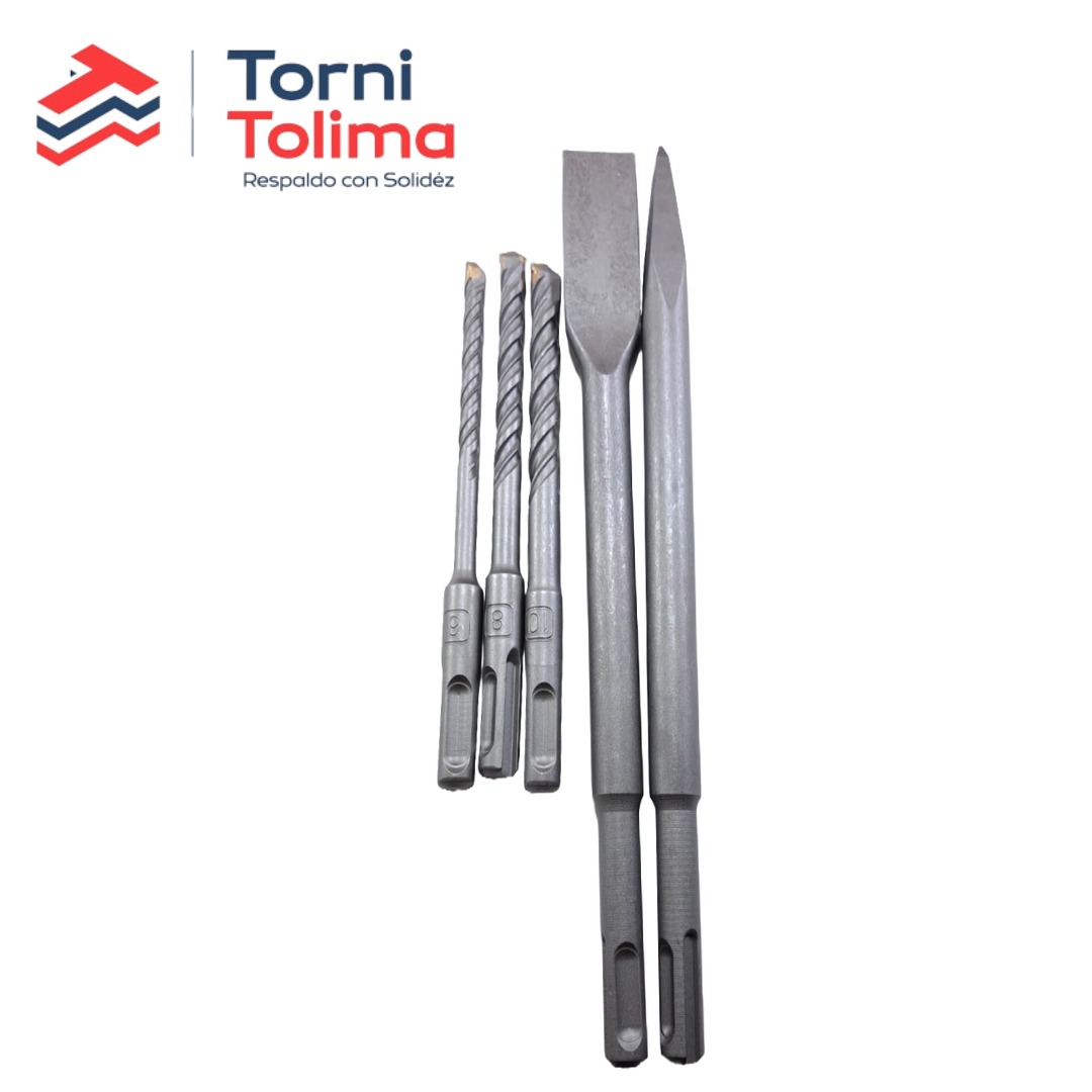 Rotomartillo SDS PLUS URGH9028+BROCAS 110V 800W CONCRETO+BROCAS UR - Image 3