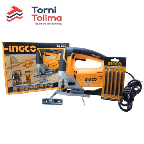 Sierra Caladora 800W + Cuchillas UJS80028 INGCO